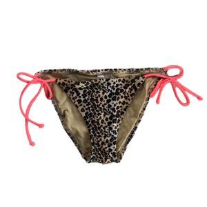 Leopard print Bikini Bottom with Strings